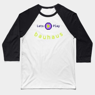 bauhaus pixel art Baseball T-Shirt